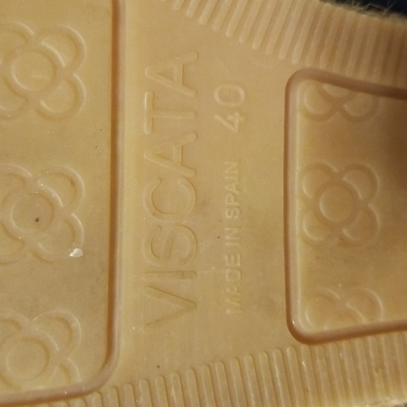 Viscata Barceloneta Navy Canvas Espadrilles Size 40 (9/9.5) - Picture 6 of 6